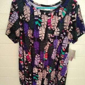 NWT Feather Print Carly Dress